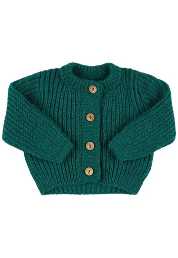 Cardigan In Maglia Di Misto Acrilico