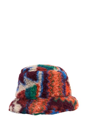 Cappello Bucket In Misto Cotone Stampato