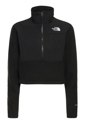 Felpa Cropped Denali In Techno Fleece