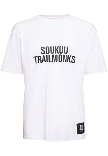 T-shirt Hiking Soukuu Con Stampa