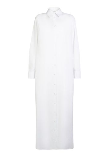 Izumi Poplin Long Shirt Dress