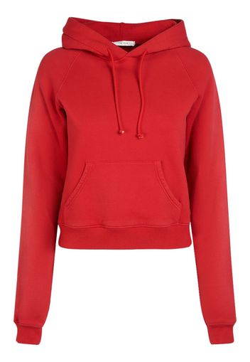 Timmi Cotton Blend Jersey Crop Hoodie