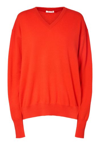 Gracy Cashmere Knit V-neck Sweater