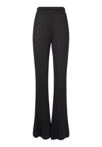 Gregori Cashmere Knit Flared Pants