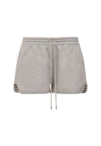 Shorts In Felpa Di Cotone