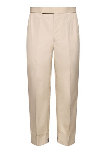 Cotton Blend Backstrap Pants