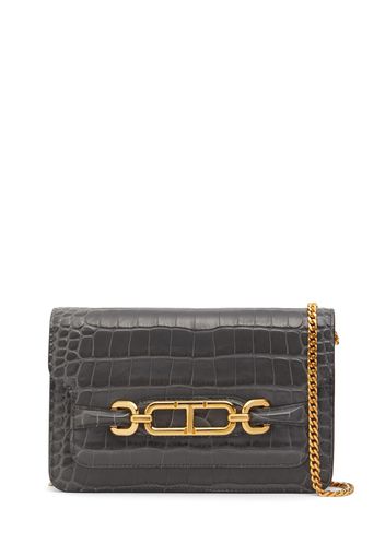 Small Whitney Shiny Croc Embossed Bag