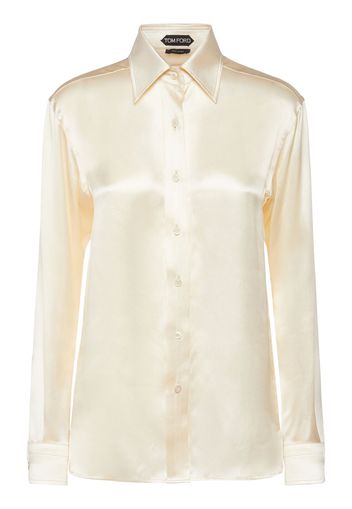 Fluid Silk Charmeuse Shirt