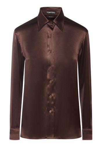 Fluid Silk Charmeuse Shirt