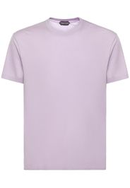 T-shirt In Cotone E Lyocell