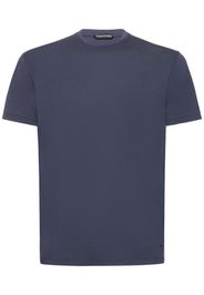 T-shirt In Cotone E Lyocell