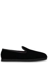 Neal Line Velvet Loafers