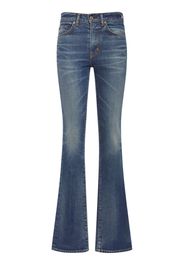 High Rise Denim Flared Jeans