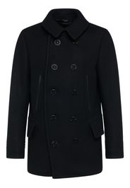 Japanese Melton Wool Blend Peacoat