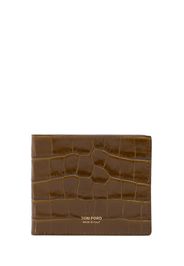 Shiny Croc Embossed Bifold Wallet