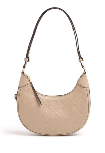 Borsa T Monogram Crescent In Pelle