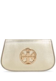 Reva Metallic Leather Clutch