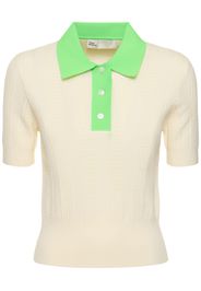 Polo In Cotone Pointelle