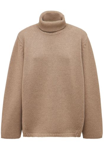 Maglia Collo Alto In Lana E Cashmere