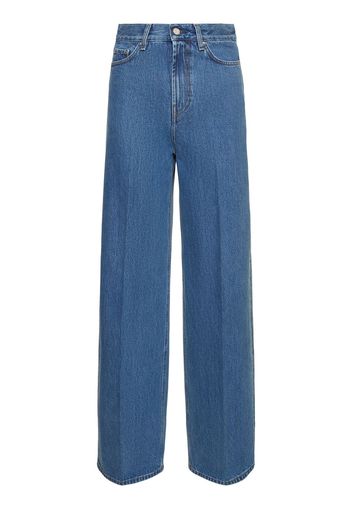 Wide Denim Cotton Jeans