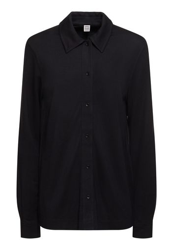 Fluid Jersey Viscose Shirt