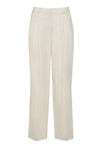 Tailored Viscose Blend Pants