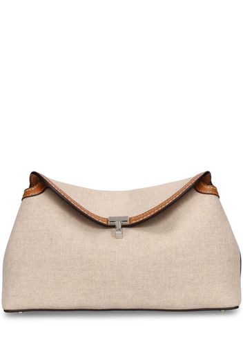 T-lock Canvas Clutch