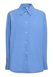 Kimono Sleeve Cotton Poplin Shirt