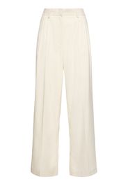 Silk & Cotton Corduroy Wide Pants