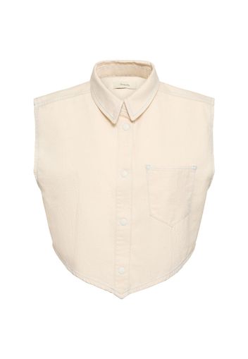 Camicia Cropped Ms. Hart In Cotone Organico