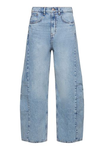 Ms. Walker Mid Rise Wide Denim Jeans