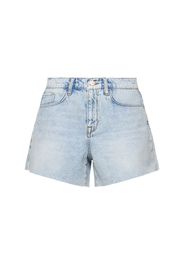 T-long High Rise Denim Shorts