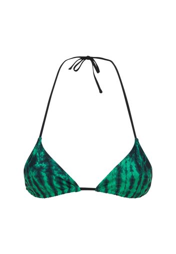 Top Bikini Praia In Techno Riciclato