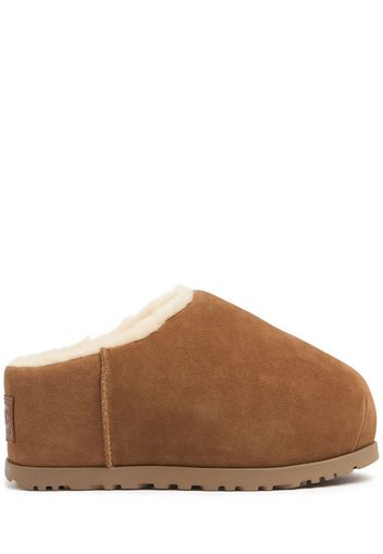 Mules Platform Pumped In Shearling 50mm