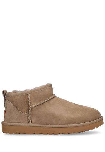 Stivali Classic Ultra Mini In Shearling 10mm