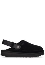 Goldencoast Suede Slip-on Clogs