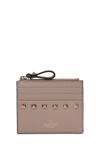 Porta Carte "rockstud" In Pelle