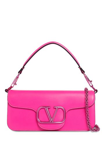 Borsa Baguette In Pelle Con Vlogo