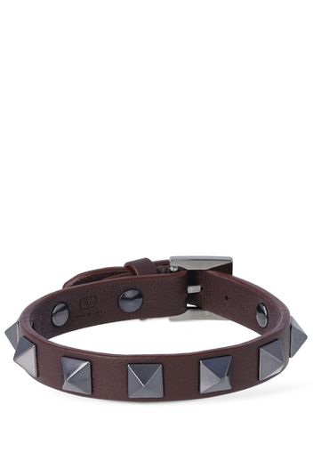 Bracciale Rockstud In Pelle