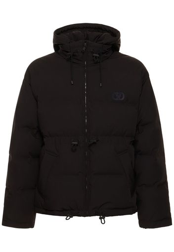 V Logo Down Jacket