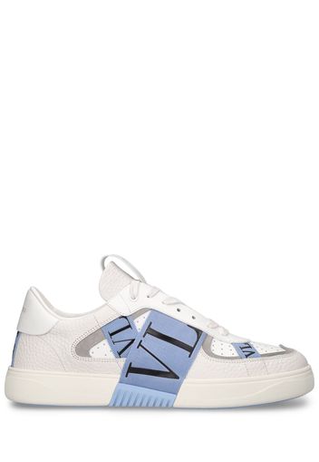 Sneakers Low Top Vl7n In Pelle