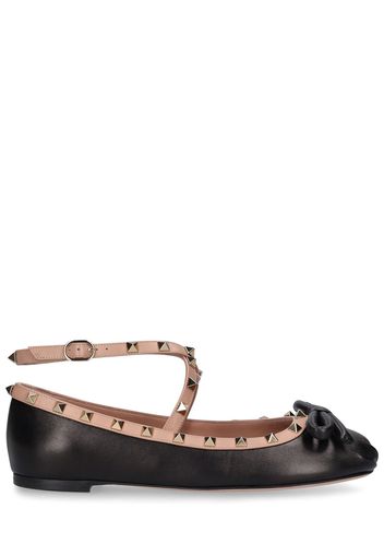 Ballerine Rockstud In Pelle