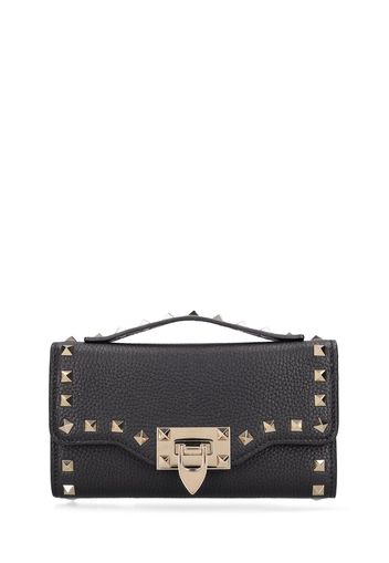 Borsa Rockstud In Pelle Martellata