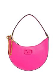 Borsa Hobo Mini V Logo Signature In Pelle