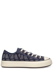 Sneakers Toile Iconographe In Denim