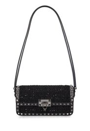 Borsa E/w Rockstud Bouclé