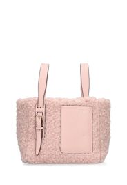 Borsa A Secchiello Mini In Shearling