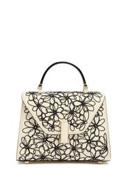 Micro Iside Embroidered Top Handle Bag