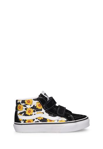 Sneakers Sk8-mid In Mista Pelle Con Strap