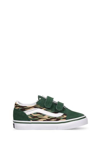 Sneakers Old Skool V In Misto Pelle